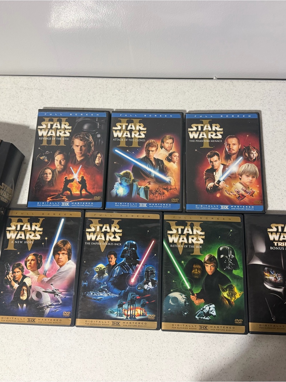 Star Wars: The Skywalker Saga - Episodes I-VI (DVD, 2004, 10-Disc Set) Bonus DVD